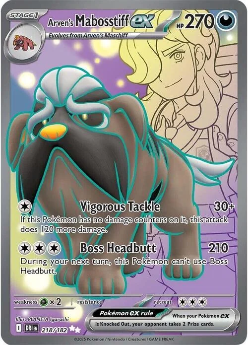 Arven's Mabosstiff ex — Destined Rivals