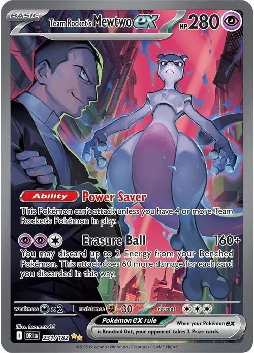 Team Rocket's Mewtwo ex — Destined Rivals