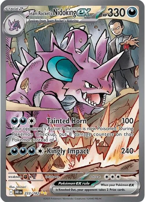 Team Rocket's Nidoking ex — Destined Rivals