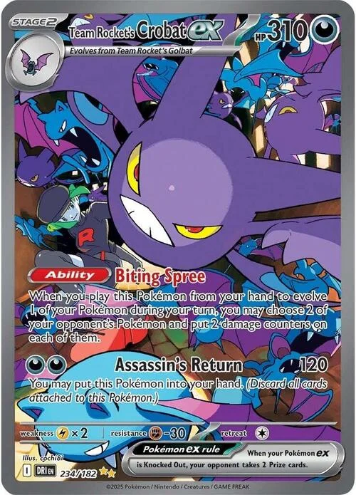 Team Rocket's Crobat ex — Destined Rivals