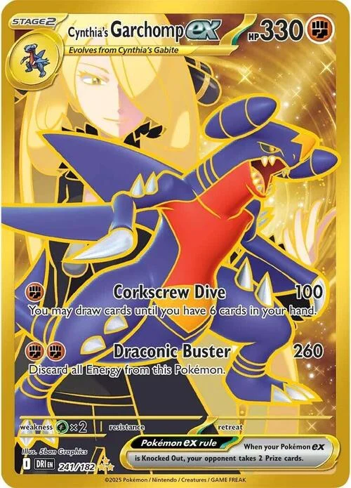 Cynthia's Garchomp ex — Destined Rivals