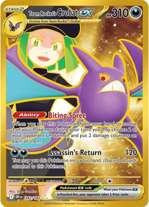 Team Rocket's Crobat ex — Destined Rivals