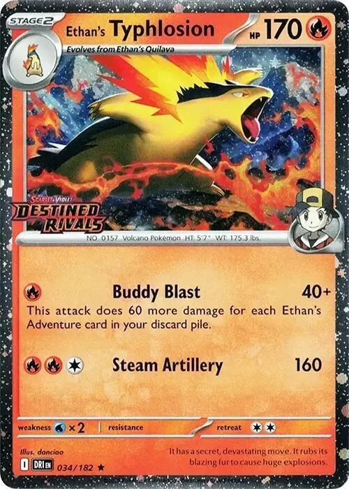 Ethan's Typhlosion — SV Black Star Promos