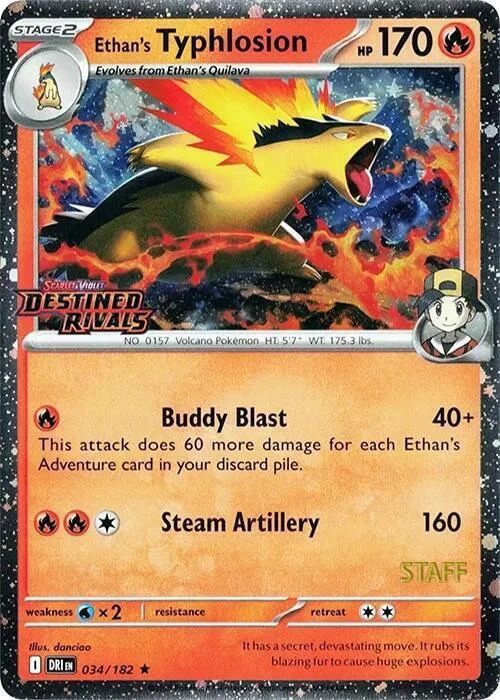 Ethan's Typhlosion — SV Black Star Promos