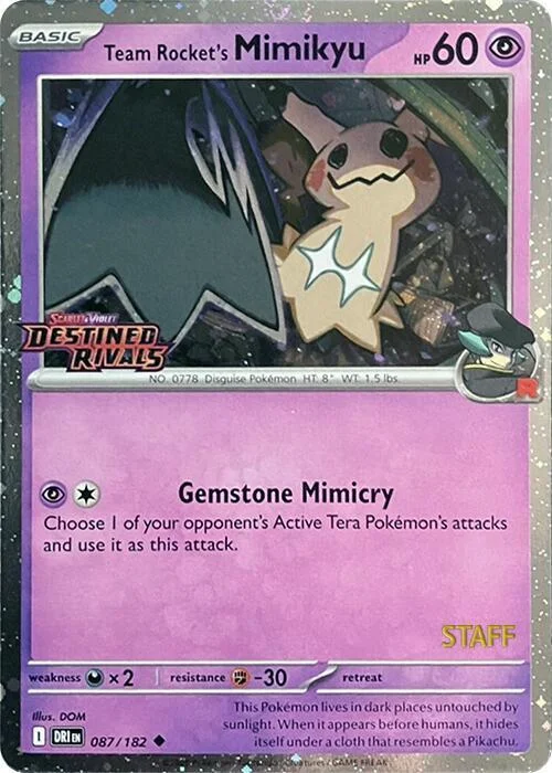 Team Rocket's Mimikyu — SV Black Star Promos