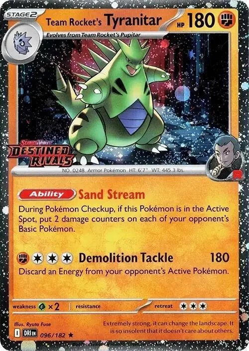 Team Rocket's Tyranitar — SV Black Star Promos