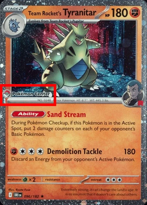 Team Rocket's Tyranitar — Pokémon Center