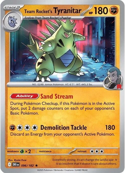 Team Rocket's Tyranitar — Theme Deck & Blisters Exclusives