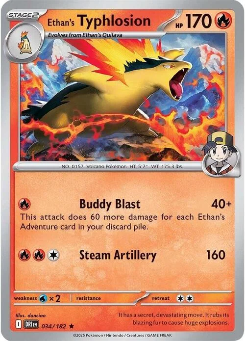 Ethan's Typhlosion — Theme Deck & Blisters Exclusives