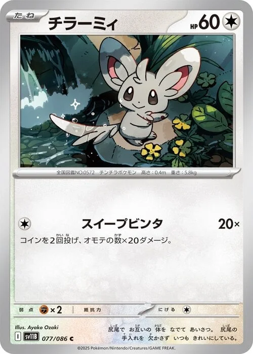 Minccino — Black Bolt | sv11B