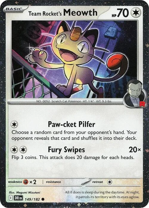 Team Rocket's Meowth — Theme Deck & Blisters Exclusives