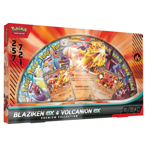 Blaziken ex & Volcanion ex Premium Collection — Scarlet & Violet Products