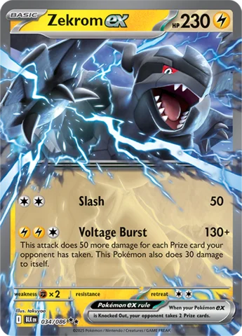 Zekrom EX — Black Bolt