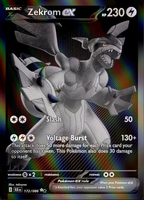 Zekrom EX — Black Bolt