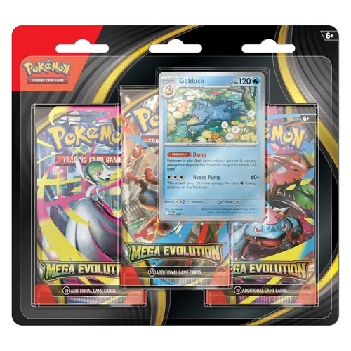 Mega Evolution: Golduck 3-Pack Blister — Mega Evolution