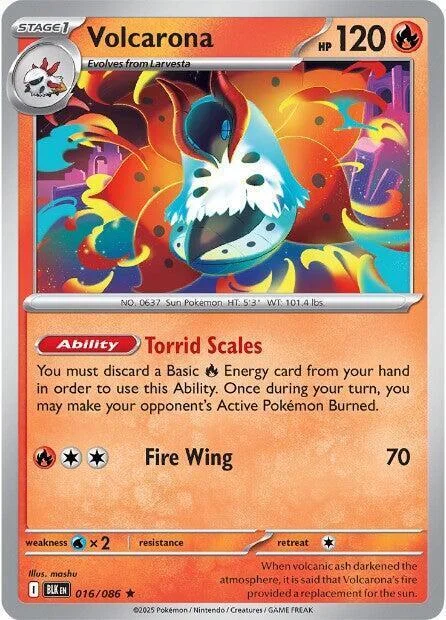 Volcarona — Black Bolt
