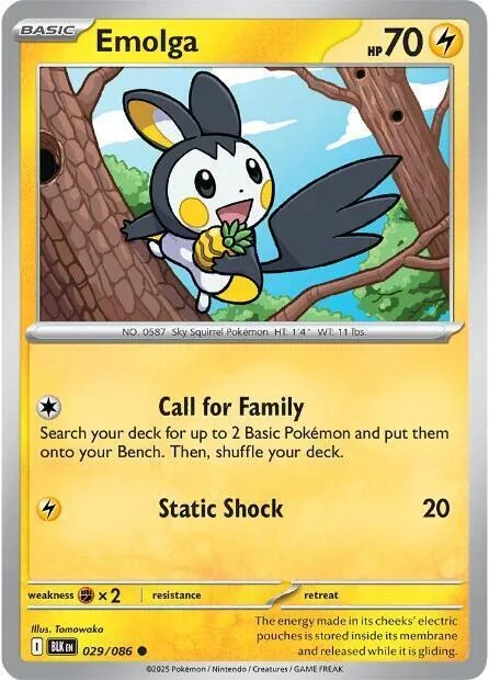 Emolga — Black Bolt