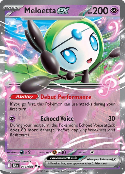 Meloetta ex — Black Bolt