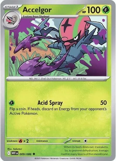 Accelgor — White Flare