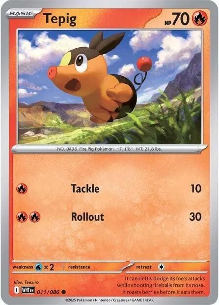 Tepig — White Flare