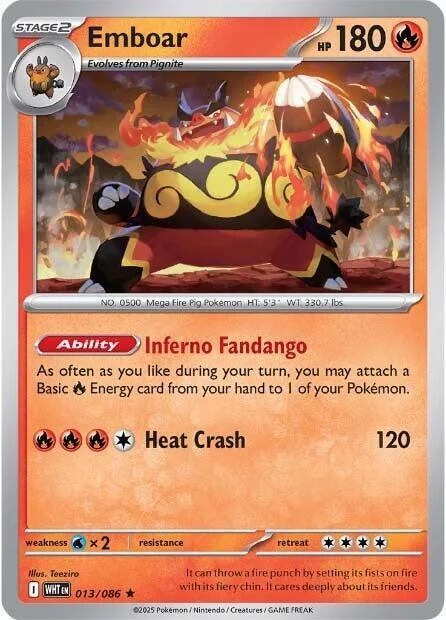 Emboar — White Flare