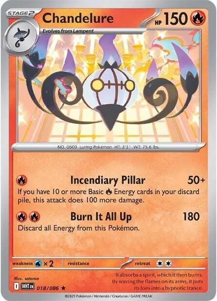 Chandelure — White Flare