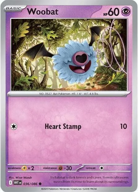 Woobat — White Flare