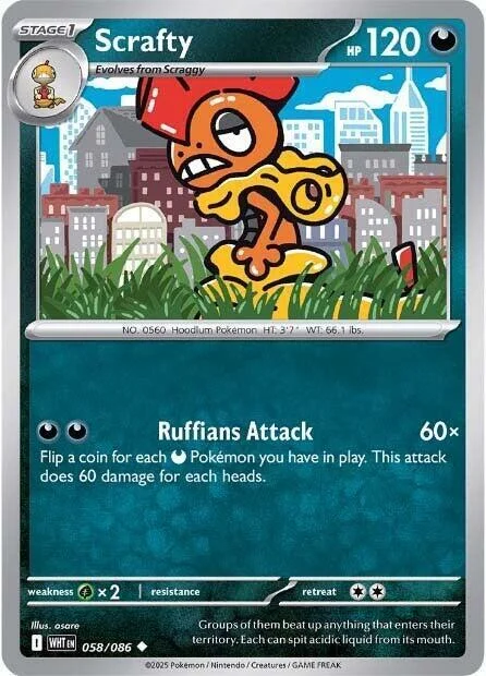 Scrafty — White Flare