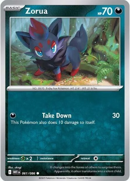 Zorua — White Flare