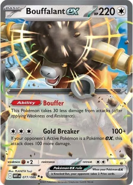 Bouffalant ex — White Flare