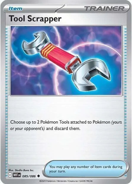 Tool Scrapper — White Flare