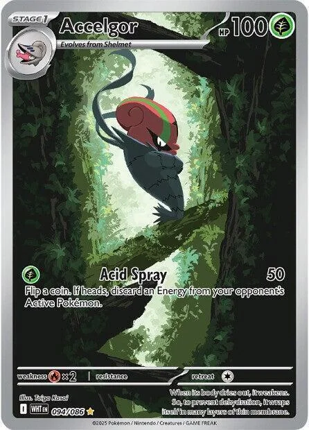 Accelgor — White Flare