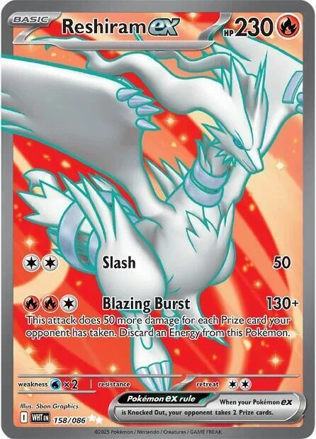 Reshiram ex — White Flare