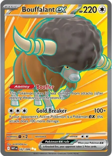 Bouffalant ex — White Flare