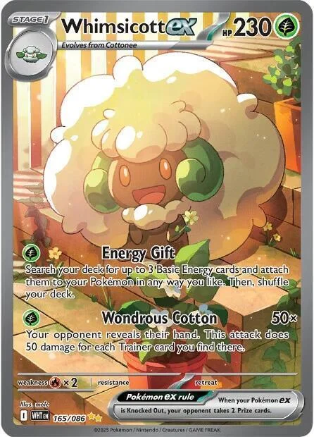 Whimsicott ex — White Flare