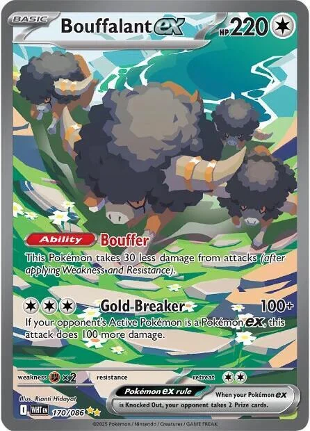 Bouffalant ex — White Flare
