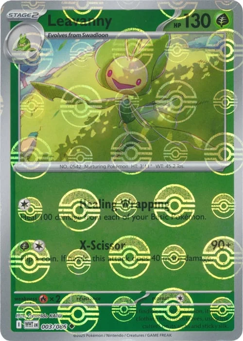 Leavanny — White Flare - Poké Ball Reverse Holo