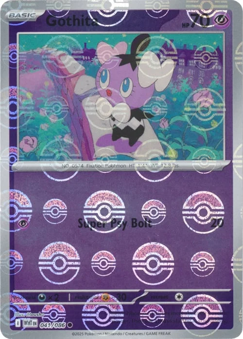 Gothita — White Flare - Poké Ball Reverse Holo
