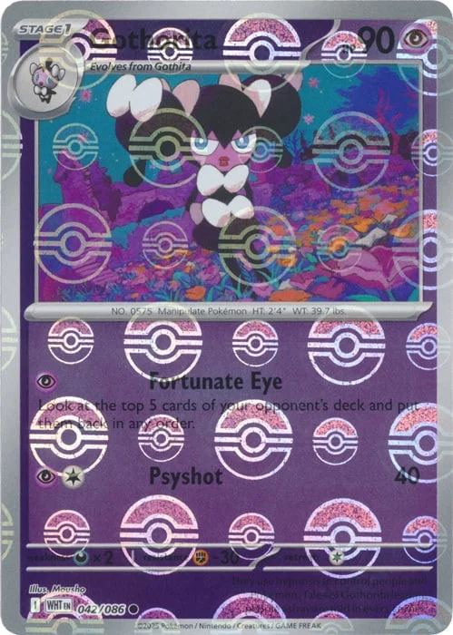 Gothorita — White Flare - Poké Ball Reverse Holo