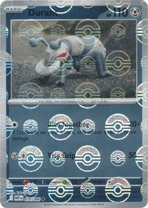 Durant — White Flare - Poké Ball Reverse Holo