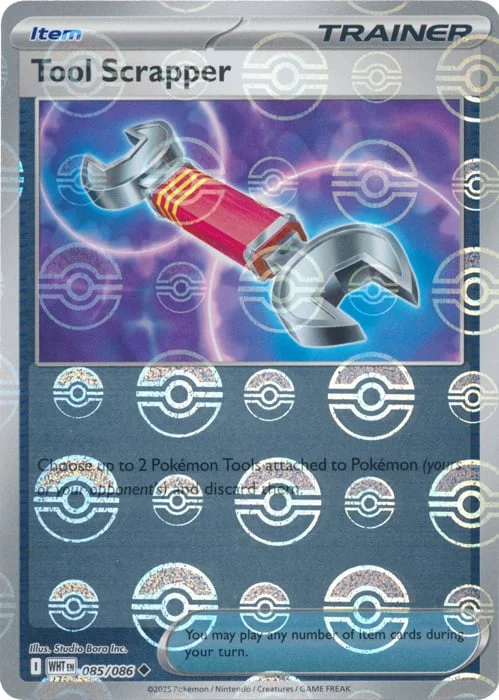 Tool Scrapper — White Flare - Poké Ball Reverse Holo