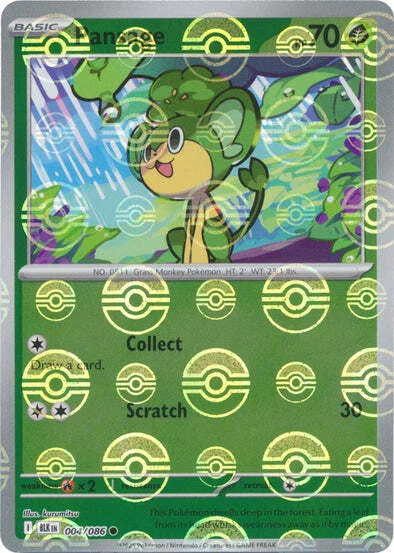 Pansage — Black Bolt - Poké Ball Reverse Holo