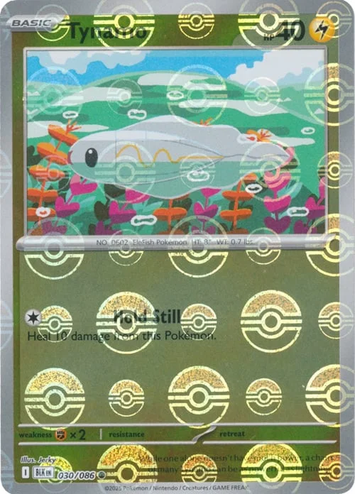 Tynamo — Black Bolt - Poké Ball Reverse Holo