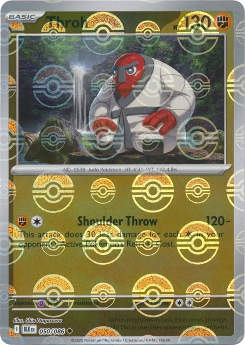 Throh — Black Bolt - Poké Ball Reverse Holo