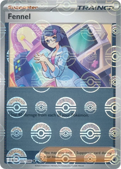 Fennel — Black Bolt - Poké Ball Reverse Holo