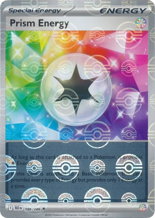Prism Energy — Black Bolt - Poké Ball Reverse Holo
