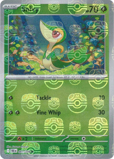 Snivy — Black Bolt - Master Ball Reverse Holo