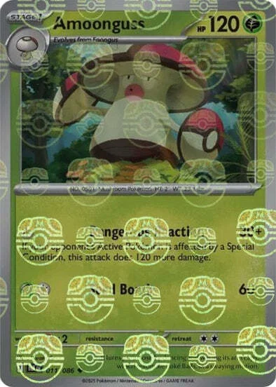 Amoonguss — Black Bolt - Master Ball Reverse Holo