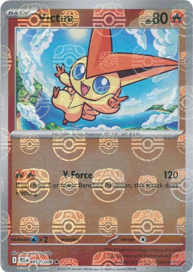 Victini — Black Bolt - Master Ball Reverse Holo