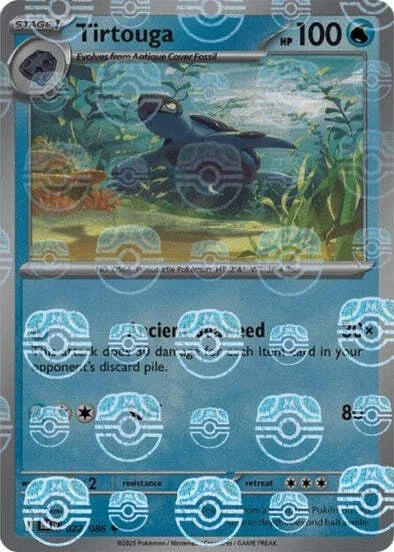 Tirtouga — Black Bolt - Master Ball Reverse Holo